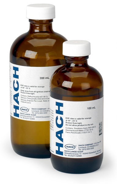 HACH 2319800 KR 염소이온 시약 분석 Mercuric Thiocyanate Chloride Reagent 염화물 농도