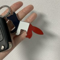 review of 메종 키츠네 드레스드 폭스 키링 Maison Kitsune Dressed Fox Keyring