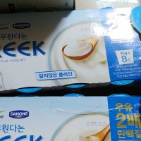 review of 풀무원 다논 그릭 플레인 90g x 10컵