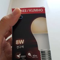 review of 금호전기 번개표 ELBA LED 전구 12W