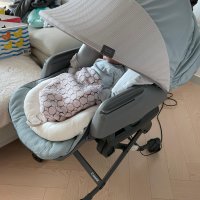 review of 신생아 전동 바운서 자동 각도조절 흔들 의자 침대