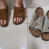 review of 505376 버켄스탁 남성 슬리퍼 샌들 애리조나 Soft Footbed Leather 남여공용 Khaki Oiled Leather