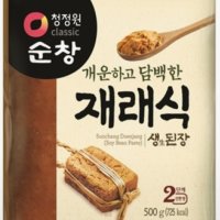 review of 청정원 대용량 재래된장 순창 재래식 생된장 500g 사각