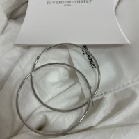 review of 러브미몬스터 Hematite Pearl Ring Earrings