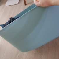 review of [세척용이] 원형 라탄 빨래바구니 세탁물 햄퍼 빨래통