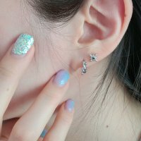 review of Hei dot point earcuff set