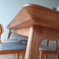 review of 접이식 거실 식탁 테이블 수납 의자 세트 변신 이동식