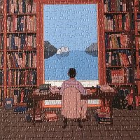 review of [아티쉬] [TEXTURED POSTER] A Library by the, 일리야 밀스타인