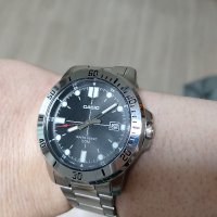 review of CASIO 카시오 흑새치 남성 야광 메탈시계 MTP-VD01D-1B