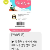 review of 레인래빗 생일케이크 화이트푸들초