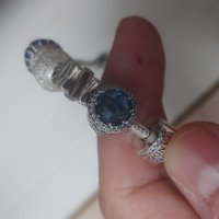 review of PANDORA Radiant Hearts Charm Sky Blue Crystal 791725NBS by - PANDORA Radiant