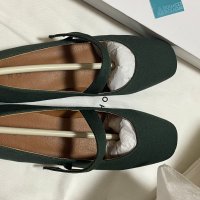 review of 로서울 Rowie Mary jane shoes Fabric Deep green