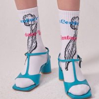 review of 더센토르 CENTAUR TULIP SOCKS TC22SSACC01WH