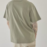 review of [신상출시기념10%] 남성 베이직 크루넥 우븐 탑[KHAKI](UZ7LT02_65)