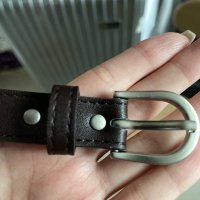 review of [리올그] NUE REORG LOGO BELT BROWN 2021AW-1-NRLGB-2