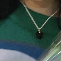 review of [딥브로우] white big love strap necklace (Silver 925)