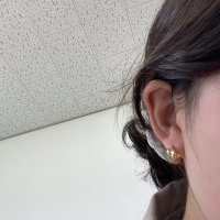 review of [하스] BF006 Cubic point tulip earrings