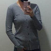 review of RIBBED KNIT CARDIGAN