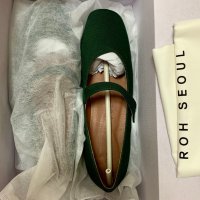 review of 로서울 Rowie Mary jane shoes Fabric Deep green