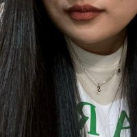 review of 딥브로우 petit initial pearl necklace 925