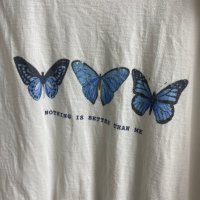 review of [낫띵이즈베럴댄미] BUTTERFLY X-RAY T-SHIRTS_black M17