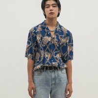 review of Rohe 남성 Horse-print silk bowling shirt 셔츠 1547793