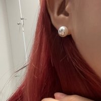 review of [러브미몬스터] Tini Flat Ribbon Earrings