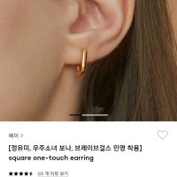 review of HEI Hei EDGE CHAIN POST EARRING