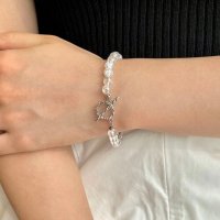 review of 로아주 silver925 blossom pearl toggle bracelet