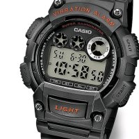 review of CASIO 카시오 진동알람 10년전지 군인시계 W-735H-1A2V