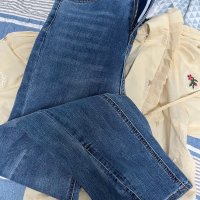 review of 쎄무아듀 Cest nicer slit slimfit denim pants