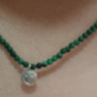 review of HAZINA JEWELRY 공작석 Malachite Necklace S 573977