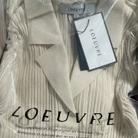 review of 루에브르 LOEUVRE Open collar knit SK0AP320-C2