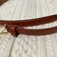 review of [룩캐스트] ORANGE BROWN EMILY LEATHER BELT