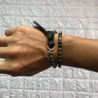 review of 라모랭 India Gemstone Bracelet Midnight Fog