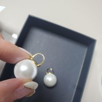 review of HEI 8차입고 셀럽 water drop one-touch earring