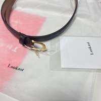 review of [룩캐스트] DARK BROWN EMILY LEATHER BELT