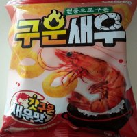 review of 가루비 애비센 소금 구운 멘타이코맛 새우깡 새우과자 60g x12봉지