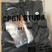 review of 꼼파뇨 CPGN STUDIO CP 피그먼트 스냅 후드티 스모크블랙