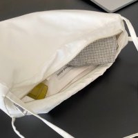 review of 무쿠앤에보니 m a e logo bag lemon 토트 숄더백