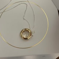 review of [먼데이에디션] Fleeting Light Knot Necklace