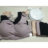 review of Kimyoung Cotton Terrycloth + 브래지어 땀 라이너 아래의 땀 발진을위한 브러시 코튼 브라 라이너 - 3pcs 흰색