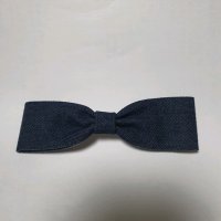 review of denim ribbon pin