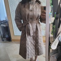 review of 에트몽 Trench Padding Coat Khaki