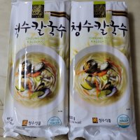 review of 청수 건칼국수 900G