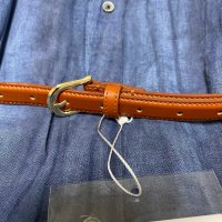 review of [룩캐스트] DARK BROWN EMILY LEATHER BELT