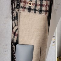 review of 닥스 여성 23FW D-MUFFLER 체크배색 울100 머플러 80x190 DLMU3D801MU