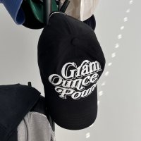 review of 그램아운스파운드,Typo Overlapper 6 Panel Cap - Black