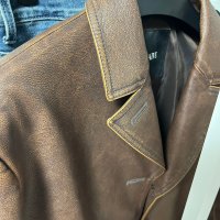 review of OVERSIZED ECO LEATHER JACKET VINTAGE