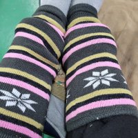 review of candy stripe leg warmer (2 color)